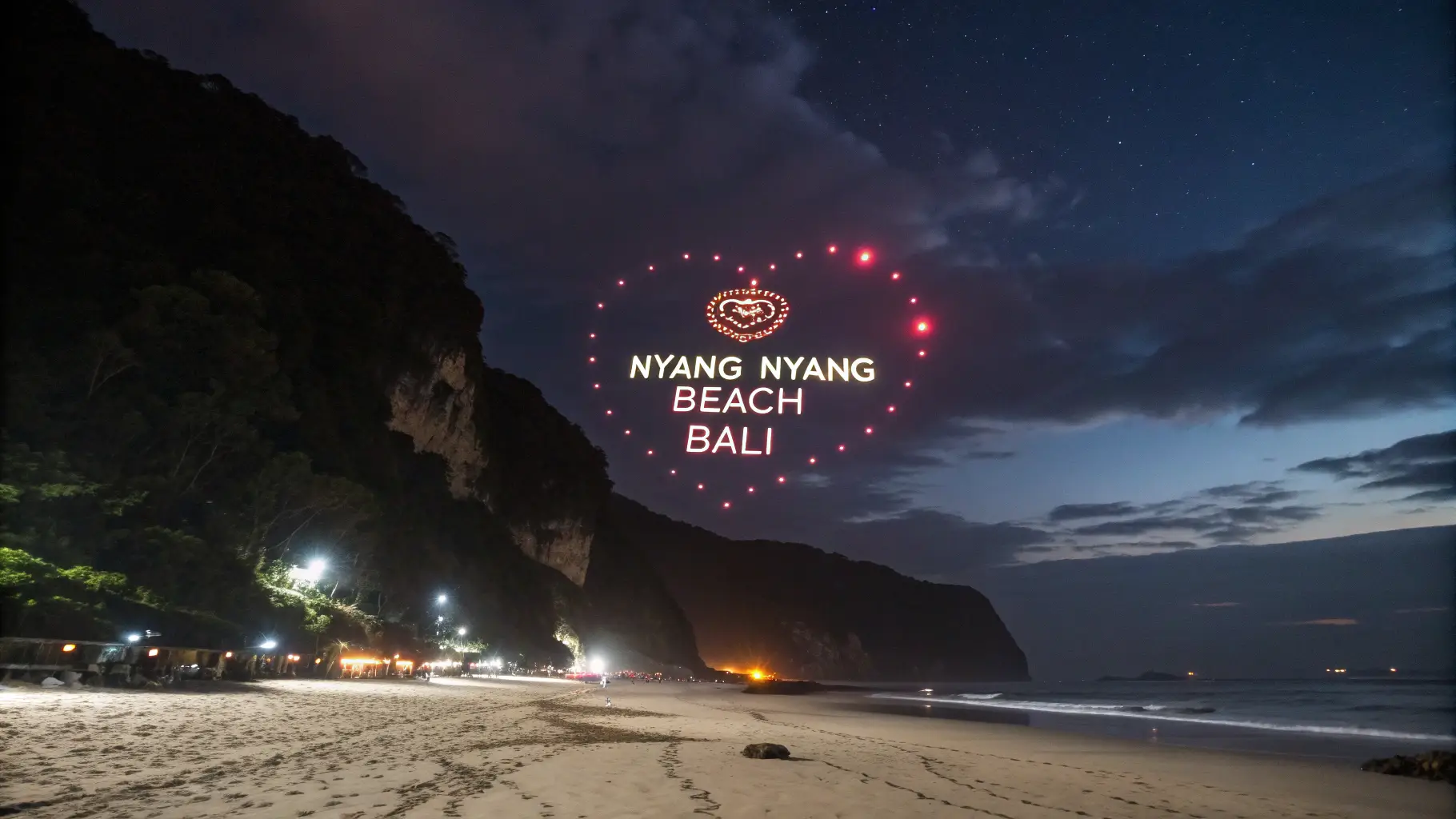 Pertunjukan Drone Bali | Pantai Nyang Nyang